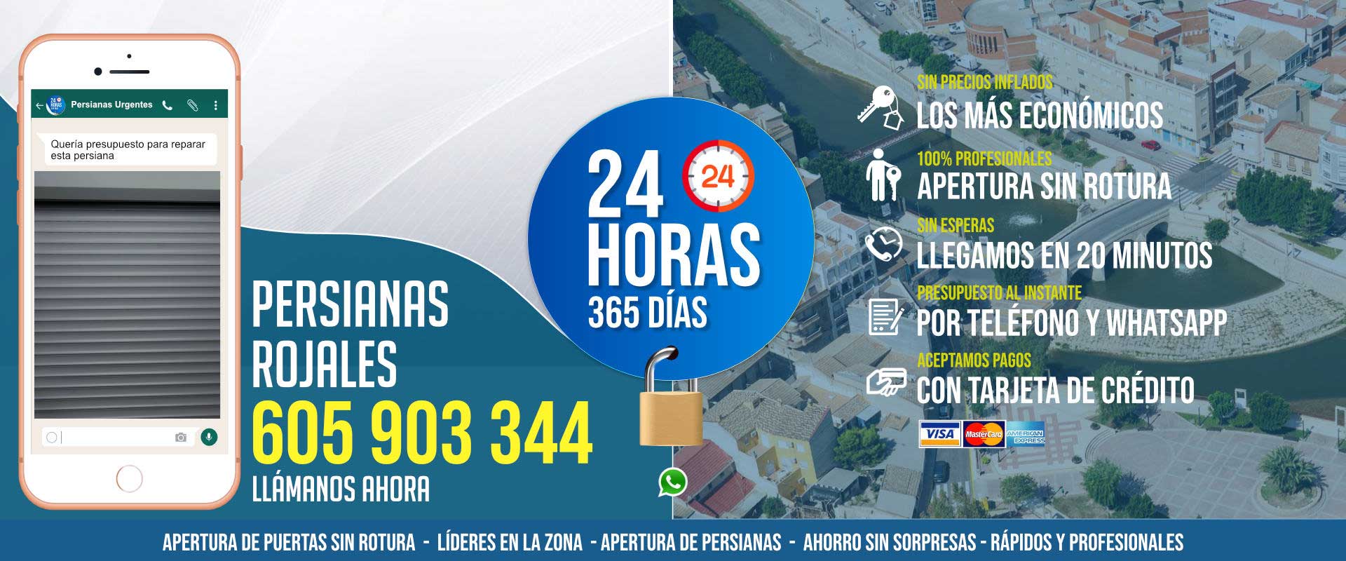 Reparación de Persianas en la Localidad de Rojales Reparacion Persianas Rojales