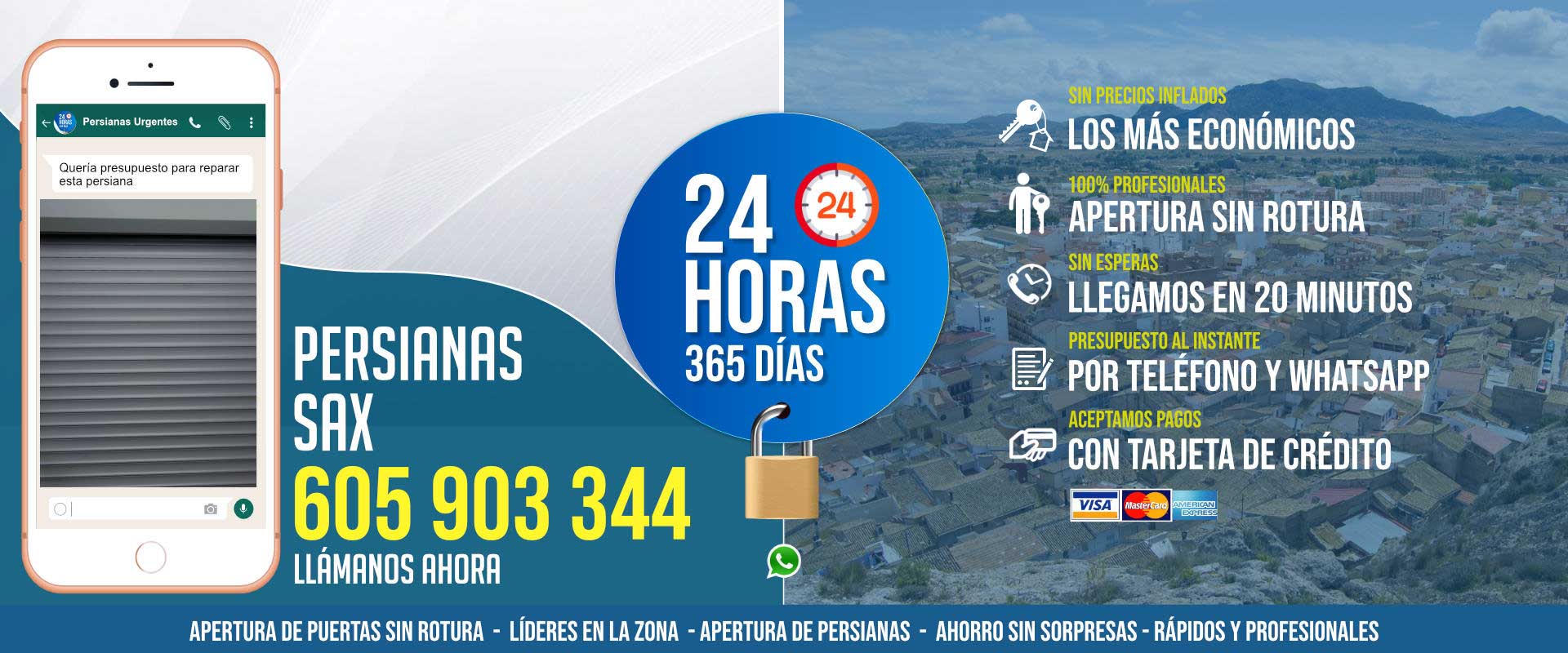 Reparación de Persianas en la Localidad de Sax Reparacion Persianas Sax
