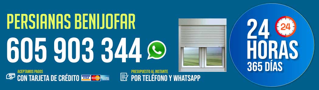 Reparación de Persianas Benijofar 24 Horas Persianas Benijofar 24 Horas