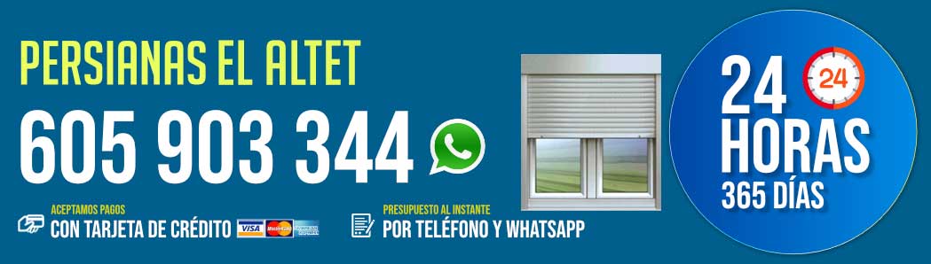 Persianas El Altet 24 Horas