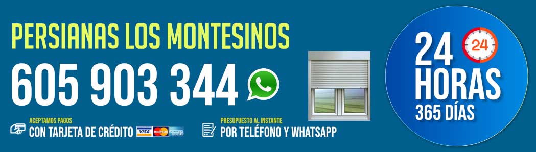 Persianas Los Montesinos 24 Horas