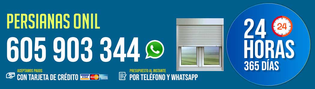 Persianas Onil 24 Horas