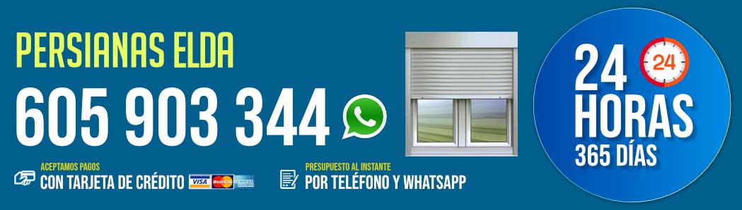 Servicio de Reparación de persianas en Elda 24 horas