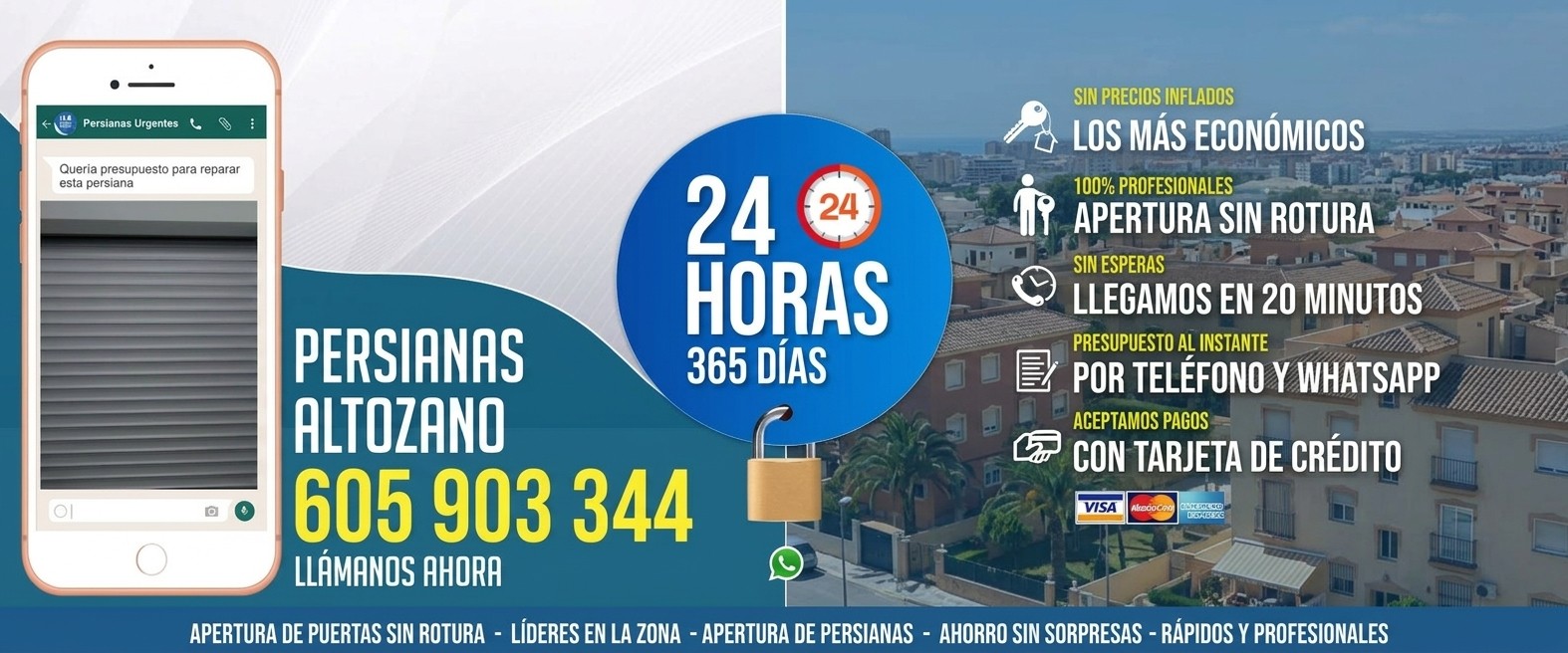 Persianas Altozano (Alicante) Reparación de Persianas Altozano 24 Horas - Urgencias