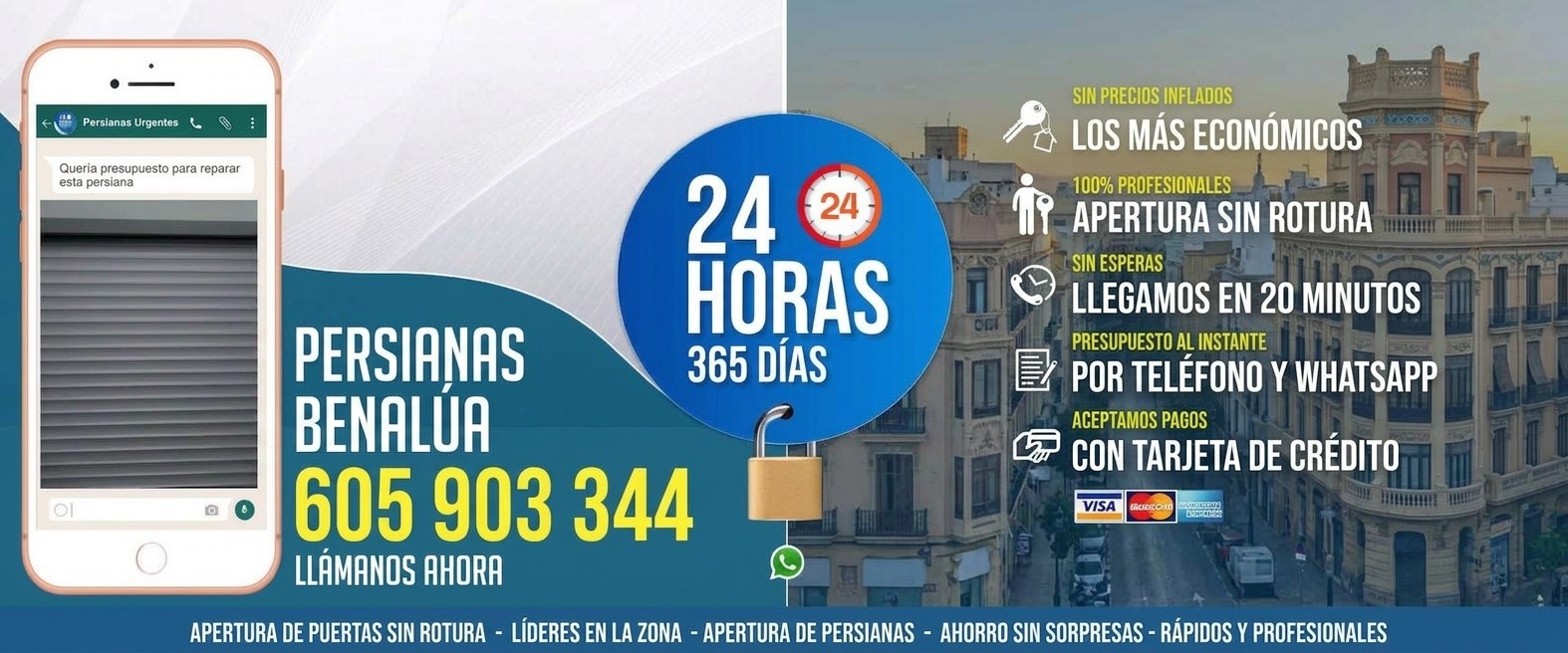 Persianas Benalúa (Alicante) Reparación de Persianas Benalua 24 Horas - Urgencias