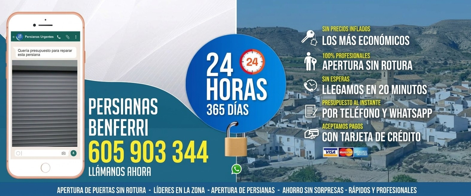 Reparación de Persianas Benferri 24 Horas - Urgencias