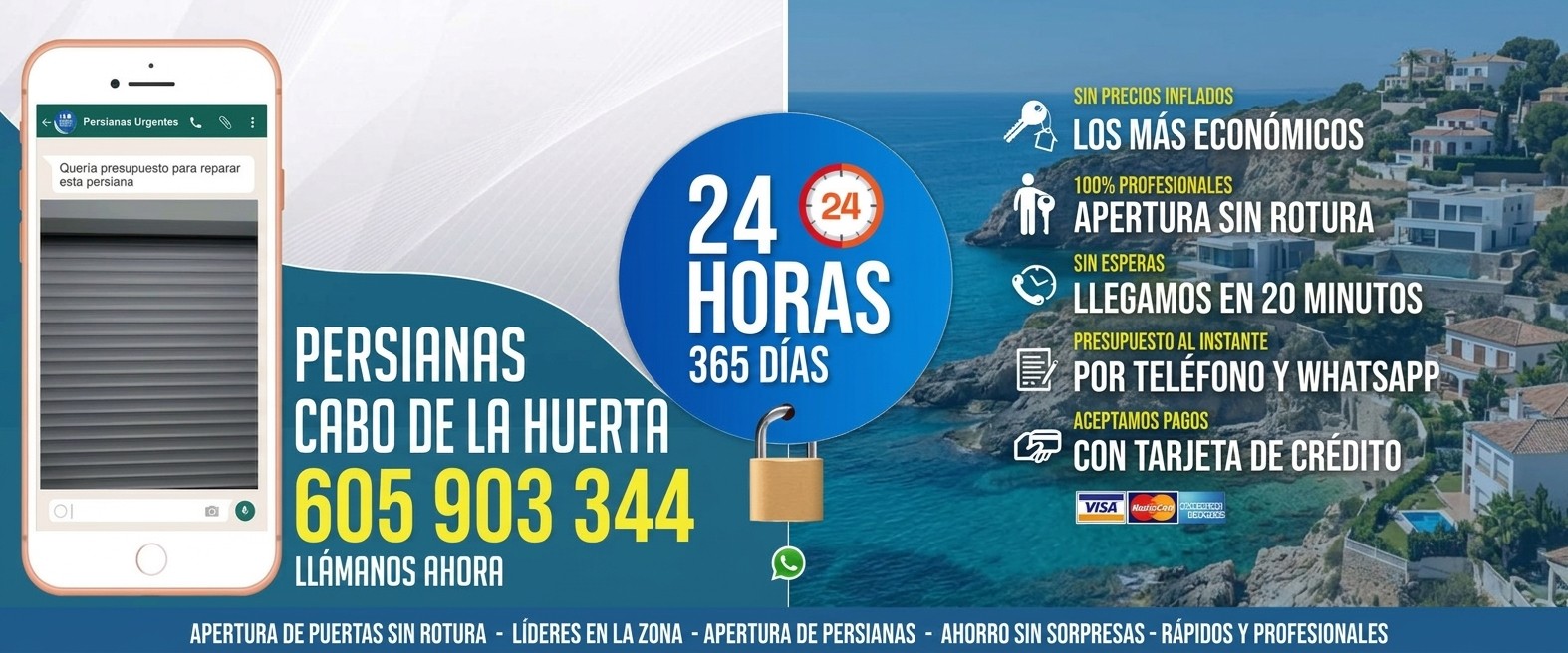 Persianas Cabo de las Huertas (Alicante) Reparación de Persianas Cabo De La Huerta 24 Horas - Urgencias