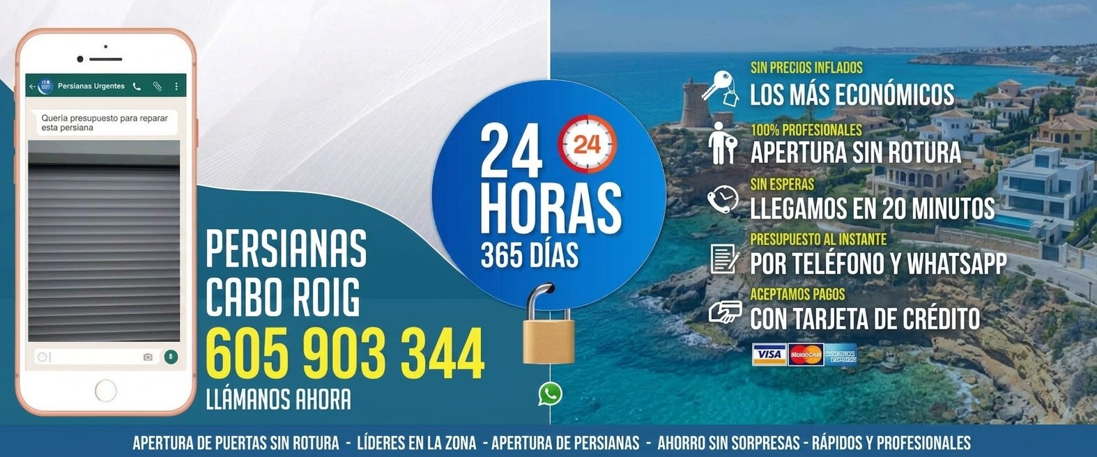 Persianas Cabo Roig Reparación de Persianas Cabo Roig 24 Horas - Urgencias