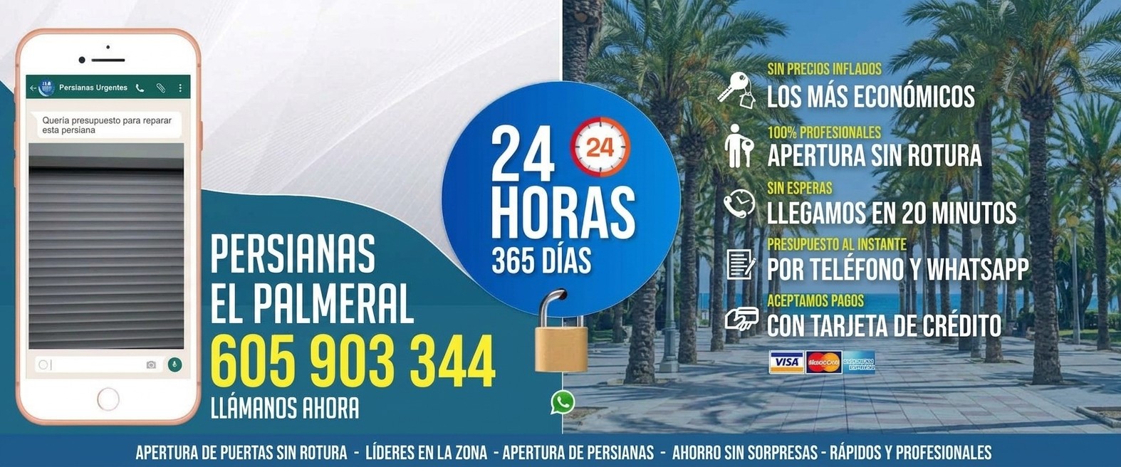 Persianas El Palmeral (Alicante) Reparación de Persianas El Palmeral 24 Horas - Urgencias