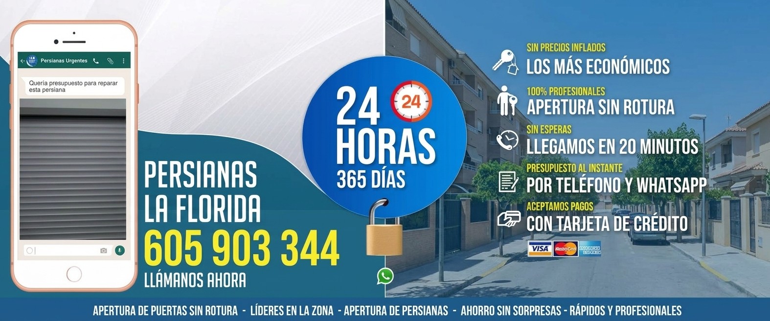 Persianas La Florida (Alicante) Reparación de Persianas La Florida 24 Horas - Urgencias