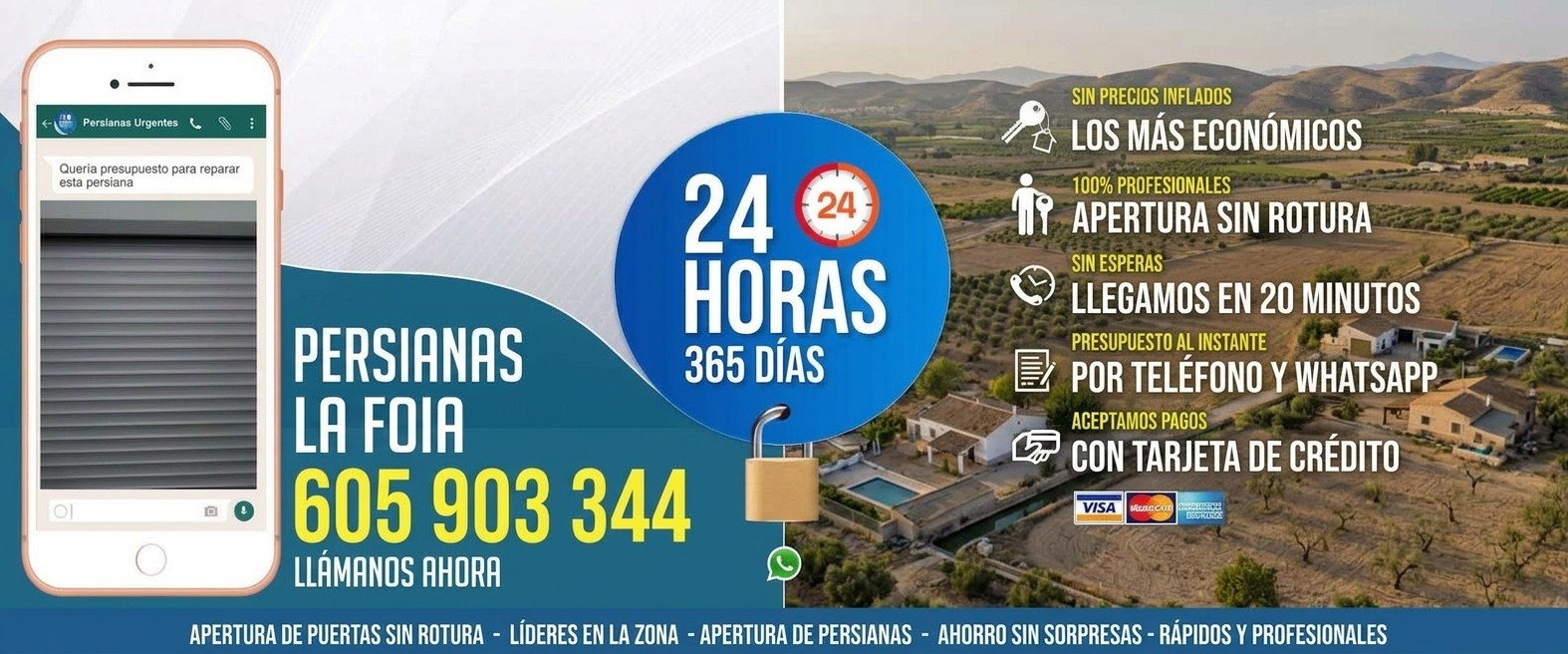 Persianas La Foia Reparación de Persianas La Foia 24 Horas - Urgencias
