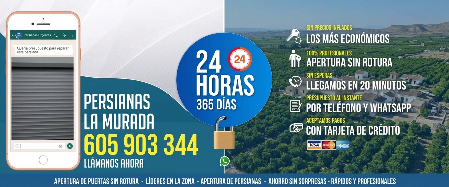 Persianas La Murada Reparación de Persianas La Murada 24 Horas - Urgencias