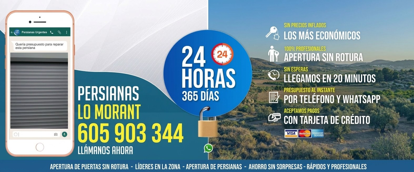 Persianas Lo Morant (Alicante) Reparación de Persianas Lo Morant 24 Horas - Urgencias