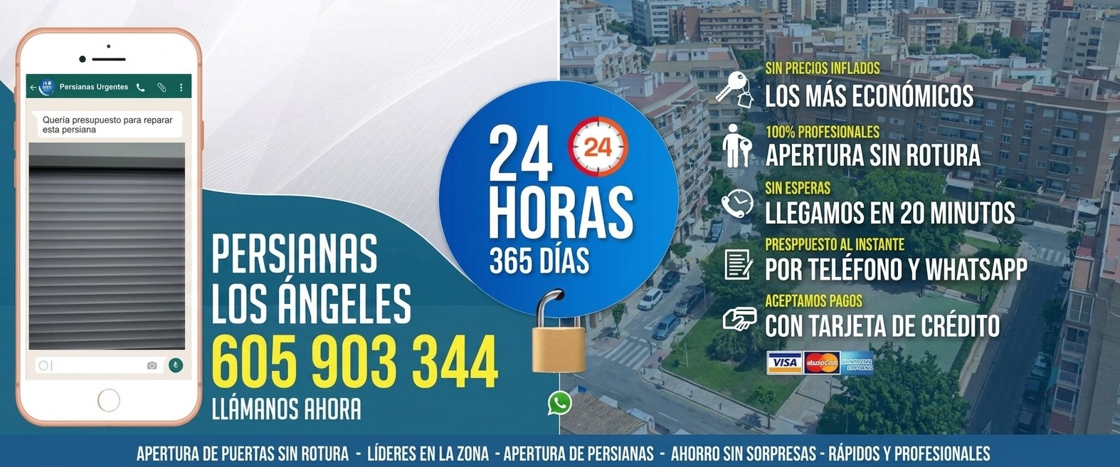 Persianas Los Ángeles (Alicante) Reparación de Persianas Los Angeles 24 Horas - Urgencias
