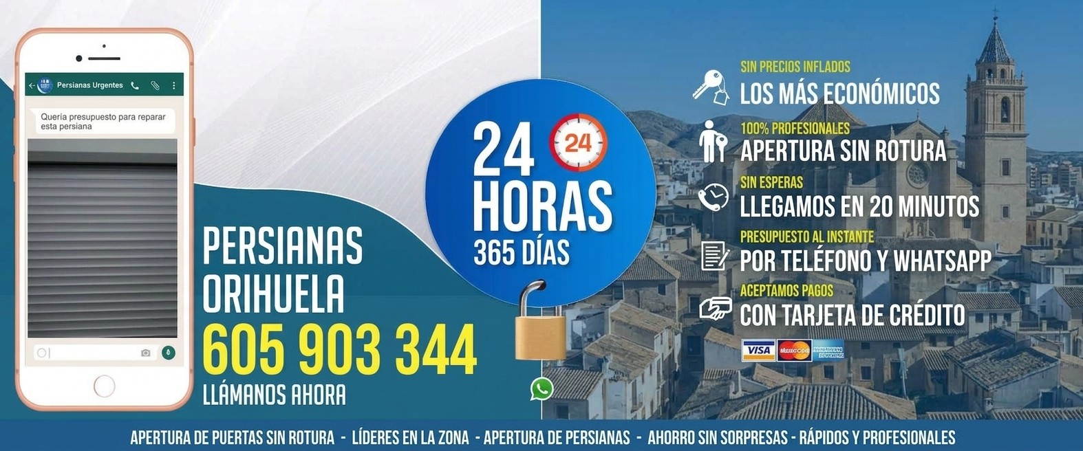 Reparación de Persianas Orihuela 24 Horas - Urgencias