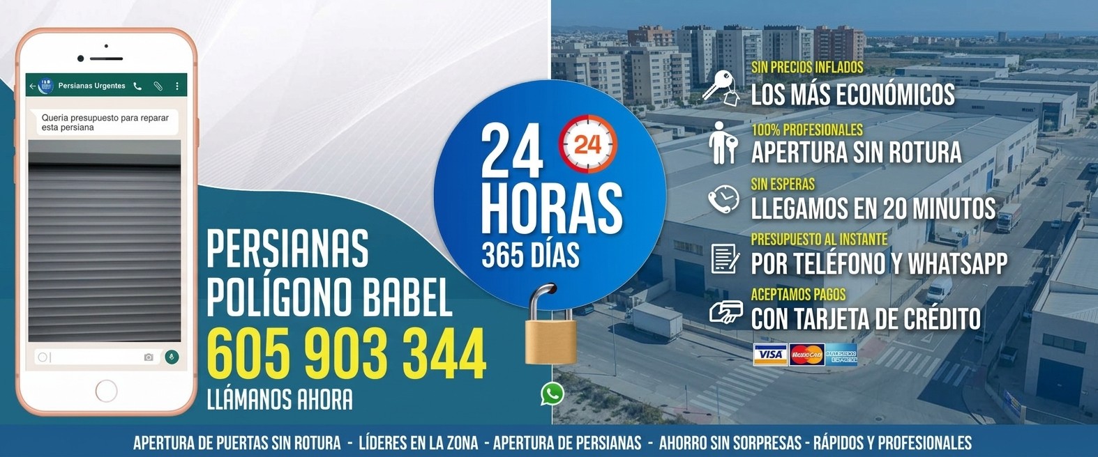 Persianas Polígono Babel (Alicante) Reparación de Persianas Poligono Babel 24 Horas - Urgencias