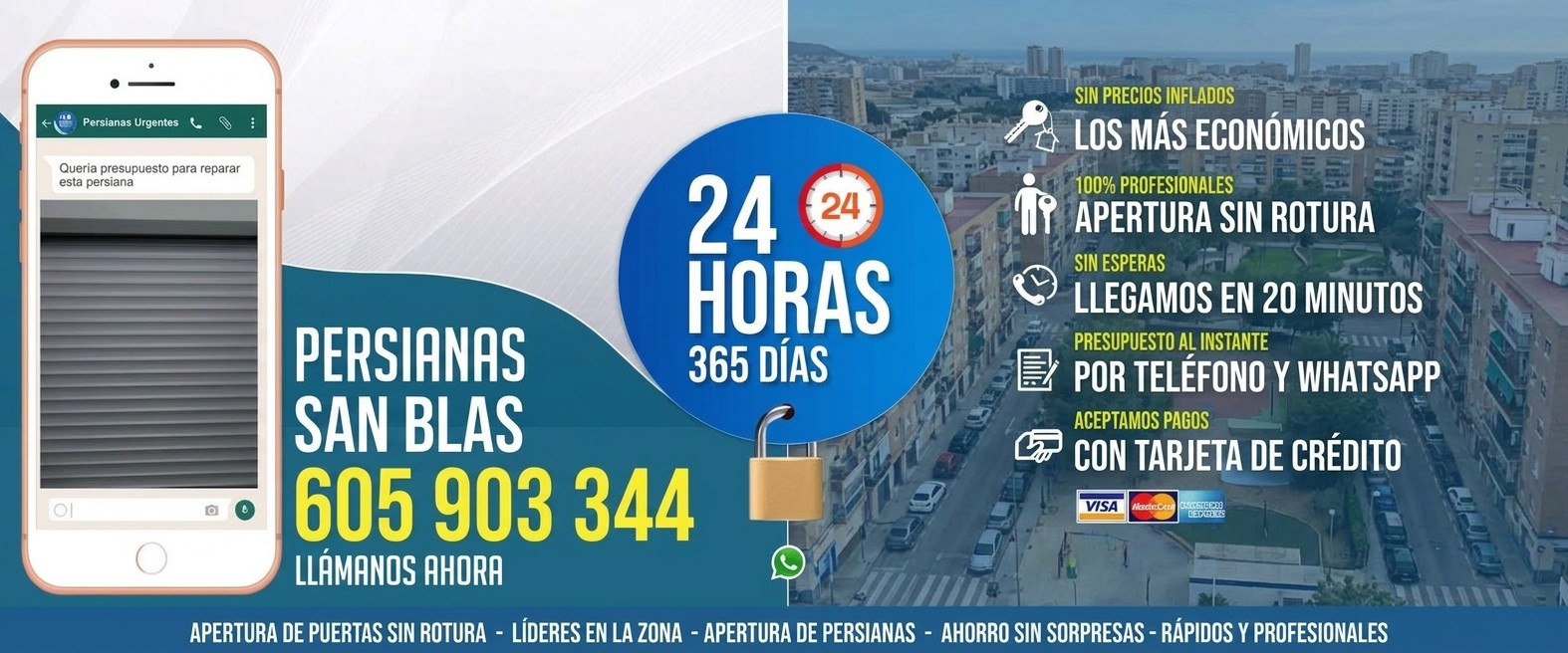 Persianas San Blas (Alicante) Reparación de Persianas San Blas 24 Horas - Urgencias