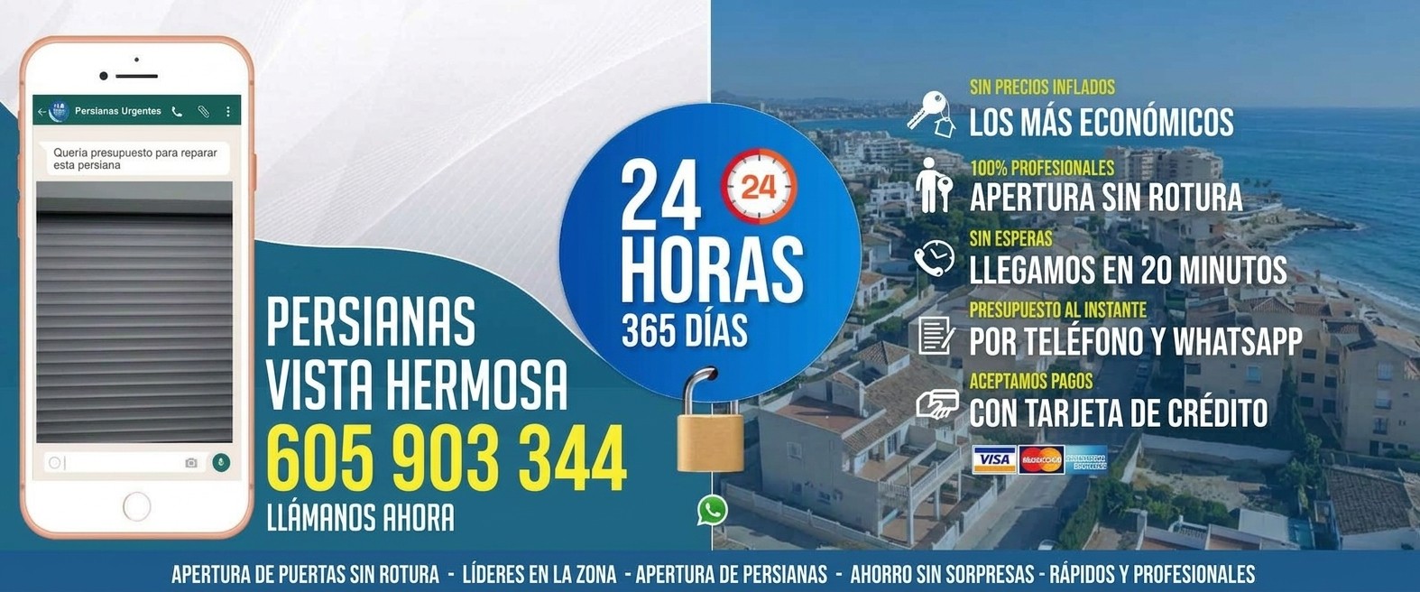 Persianas Vistahermosa (Alicante) Reparación de Persianas Vistahermosa 24 Horas - Urgencias